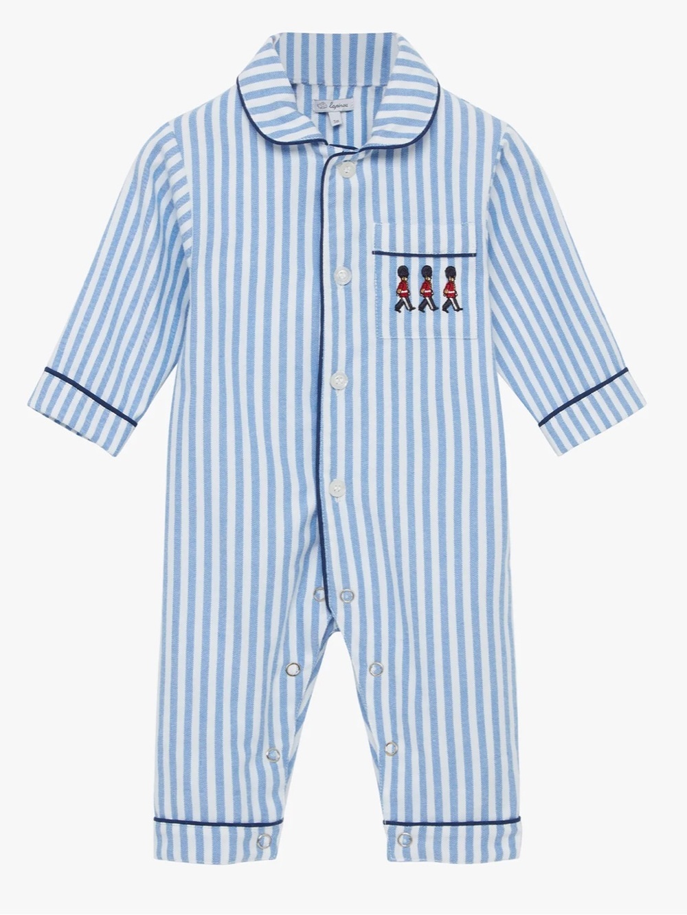 Trotters NWTs Baby Felix Onesie Nutcracker Stripes Boys 6-9 Months